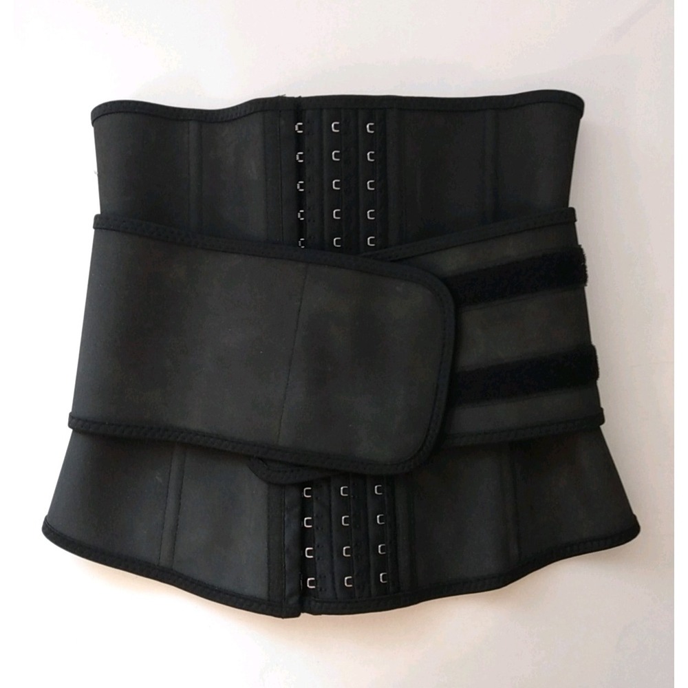 100% Latex Waist Trainer Corset Cincher Body Shaper size Small